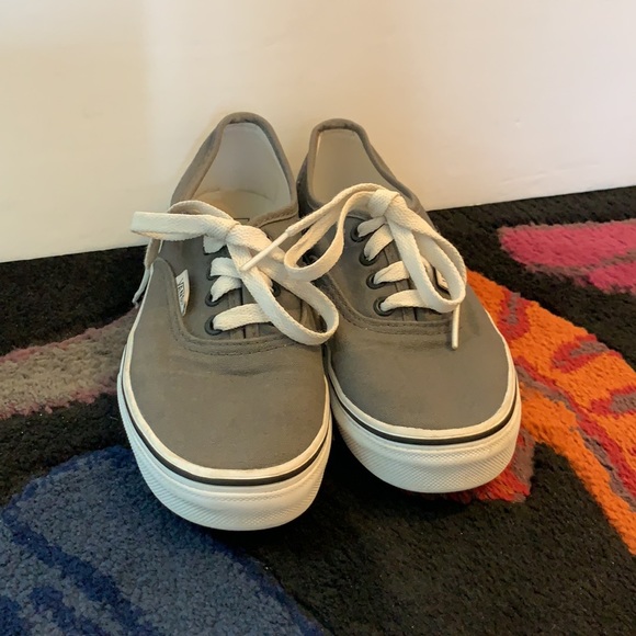 Vans Authentic Classic Kid’s size 2.5Y Pewter Gray - Picture 3 of 8
